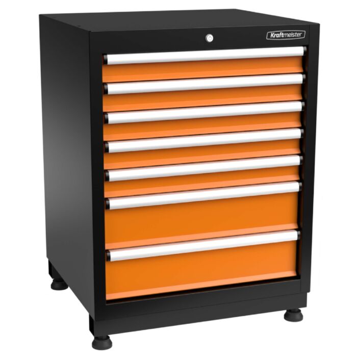 Kraftmeister Premium Werkzeugschrank 7 Schubladen orange